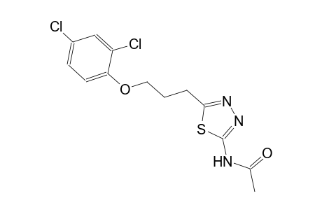 N-{5-[3-(2,4-dichlorophenoxy)propyl]-1,3,4-thiadiazol-2-yl}acetamide