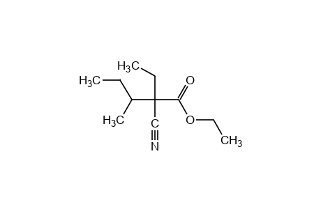 VALERIC ACID, 2-CYANO-2-ETHYL-3- METHYL-, ETHYL ESTER