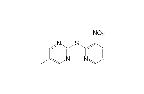 5-methyl-2-[(3-nitro-2-pyridyl)thio]pyrimidine