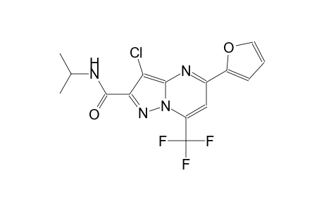 3-chloro-5-(2-furyl)-N-isopropyl-7-(trifluoromethyl)pyrazolo[1,5-a]pyrimidine-2-carboxamide