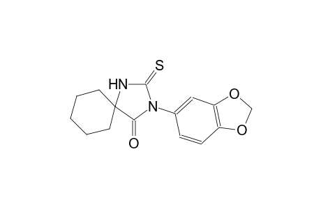 1,3-diazaspiro[4.5]decan-4-one, 3-(1,3-benzodioxol-5-yl)-2-thioxo-