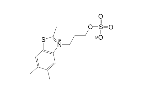 3-[3-(SULFOOXY)PROPYL]-2,5,6-TRIMETHYLBENZOTHIAZOLIUM HYDROXIDE, INNER SALT