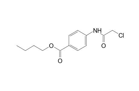 p-(2-chloroacetamido)benzoic acid, butyl ester