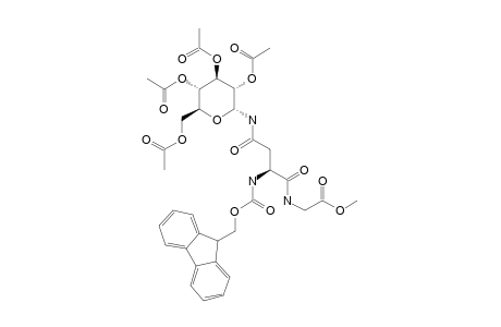 N(ALPHA)-FLUORENYLMETHOXYCARBONYL-N(GAMMA)-(2,3,4,6-TETRA-O-ACETYL-ALPHA-D-GLUCOPYRANOSYL)-L-ASPARAGYLGLYCINE-METHYLESTER