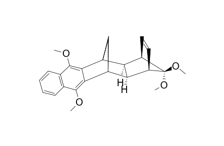 1,4,4A,5,12,12A-HEXAHYDRO-1,4:5,12-DIMETHANO-6,11,14,14-TETRAMETHOXY-NAPHTHACENE