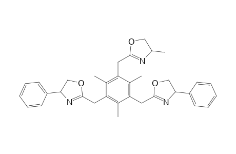 1,3-Bis[(4-phenyloxazolin-2-yl)methyl]-5-(4-methyloxazolin-2-yl)methyl-2,4,6-trimethylbenzene