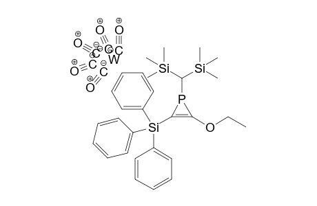 [1-[bis(Trimethylsilyl)methyl]-3-ethoxy-phosphiren-2-yl]-triphenyl-silane tungsten pentacarbonyl