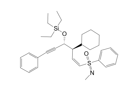 (-)-TRIETHYL-[(Z)-(1R,2R)-2-CYCLOHEXYL-4-[(S)-N-METHYL-S-PHENYL-SULFONIMIDOYL]-1-PHENYLETHYNYL-BUT-3-ENYLOXY]-SILANE