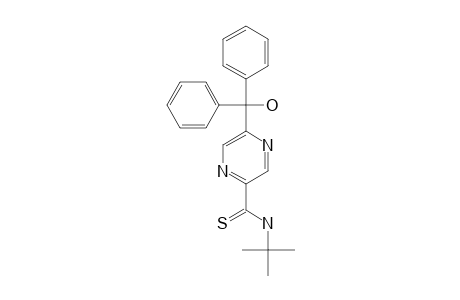 5-DIPHENYLHYDROXYMETHYL-2-N-TERT.-BUTYLPYRAZINETHIOCARBOXAMIDE