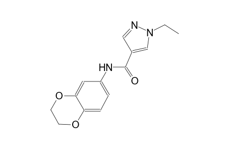 N-(2,3-dihydro-1,4-benzodioxin-6-yl)-1-ethyl-1H-pyrazole-4-carboxamide