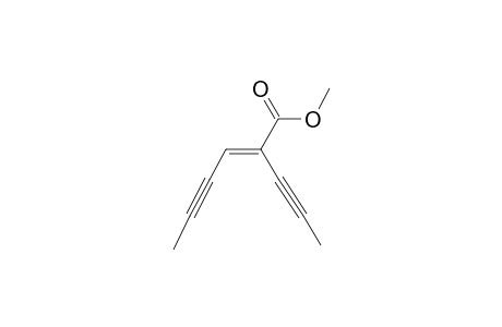 METHYL-2-(1-PROPYNYL)-2-HEXEN-4-YN-1-OATE