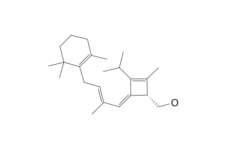 (3Z)-1-METHYL-4-HYDROXYMETHYL-3-[(2E)-2-METHYL-4-(2,6,6-TRIMETHYLCYCLOHEX-1-EN-1-YL)-BUT-2-ENYLIDENE]-2-ISOPROPYLCYCLOBUT-1-ENE