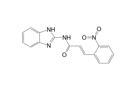 (E)-N-(1H-benzimidazol-2-yl)-3-(2-nitrophenyl)-2-propenamide