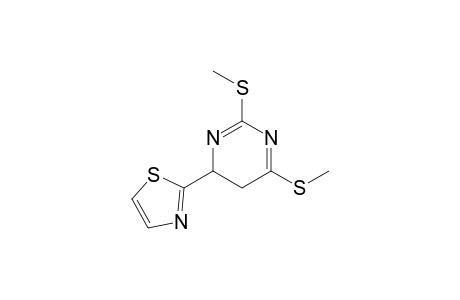 2,4-Dimethylthio-6-(2-thiazolyl)-5,6-dihydropyrimidine