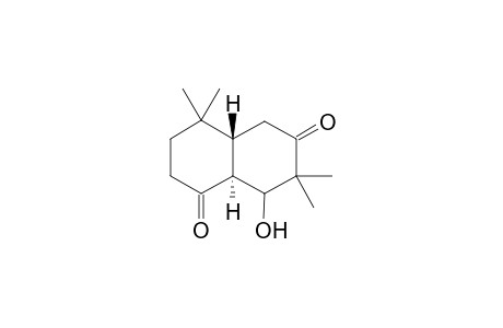 4,4,7,7-Tetramethyl-8-hydroxy-trans-decalin-1,6-diones