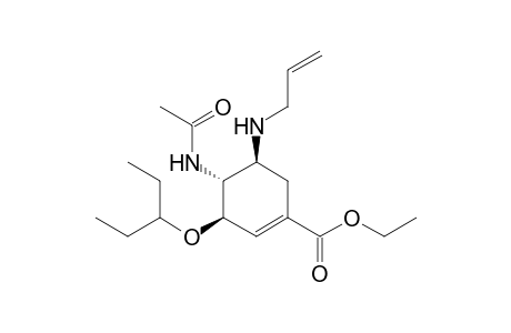 (3R,4R,5S)-4-acetamido-3-pentan-3-yloxy-5-(prop-2-enylamino)-1-cyclohexenecarboxylic acid ethyl ester