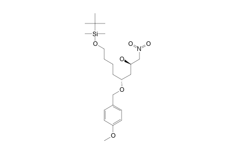 (-)-(2S,4R)-8-(TERT.-BUTYLDIMETHYLSILOXY)-4-(PARA-METHOXYBENZYLOXY)-1-NITROOCTAN-2-OL