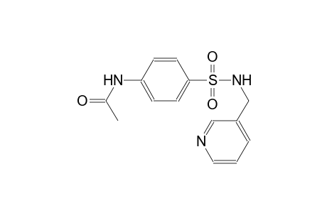 N-(4-([(3-Pyridinylmethyl)amino]sulfonyl)phenyl)acetamide