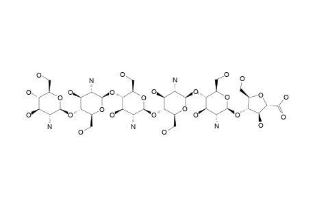 CHITOOLIGOSACCHARIDE-2,5-ANHYDRO-D-MANNOIC-ACID;HO-(GLCN)5-C6H9O4