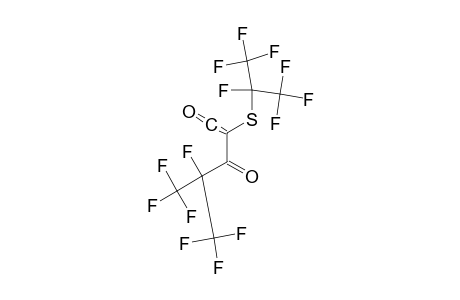 2-([1-(TRIFLUOROMETHYL)-1,2,2,2-TETRAFLUOROETHYL]-THIO)-4-(TRIFLUOROMETHYL)-4,5,5,5-TETRAFLUORO-1-PENTENE-1,3-DIONE