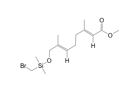 (2E,6E)-METHYL-8-[(BROMOMETHYL)-DIMETHYLSILYLOXY]-3,7-DIMETHYLOCTA-2,6-DIENOATE