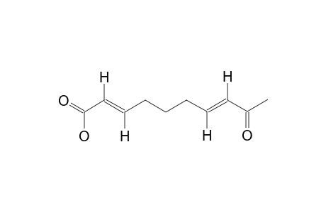 [2E,7E]-9-OXO-2,7-DECADIENACID