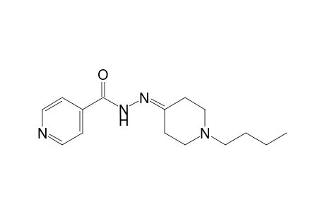 isonicotinic acid, (1-butyl-4-piperidylidene)hydrazide