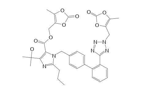 #9;(5-METHYL-2-OXO-1,3-DIOXOLEN-4-YL)-METHYL-4-(1-HYDROXY-1-METHYLETHYL)-2-PROPYL-1-[2'-[2-(5-METHYL-2-OXO-1,3-DIOXOLEN-4-YL)-METHYL-2H-TETRAZOL-5-YL]-B