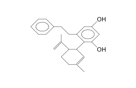 (3R,4R)-O-Bibenzyl/cannabidiol hybrid