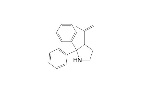 Pyrrolidine, 3-(1-methylethenyl)-2,2-diphenyl-