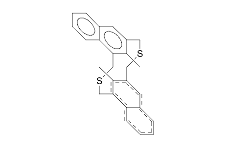 11,22-Dimethyl-2,13-dithia-(3,3)(1,3)naphthalenophane (cisoid-anti)