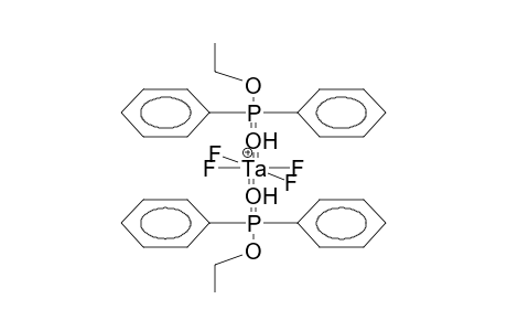 TRANS-TANTALUM TETRAFLUORIDE BIS(ETHYL DIPHENYLPHOSPHINATE) CATION