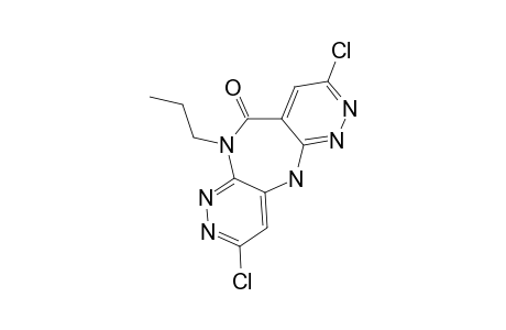 3,8-DICHLORO-5,11-DIHYDRO-11-PROPYLDIPYRIDAZINO-[3,4-B:3',4'-E]-[1,4]-DIAZEPIN-10-ONE