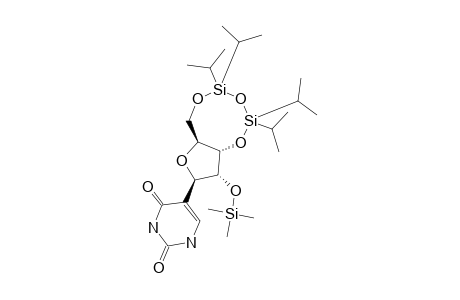 3',5'-O-(TETRAISOPROPYLDISILOXANE-1,3-DIYL)-2'-O-(TRIMETHYLSILYL)-PSEUDOURIDINE