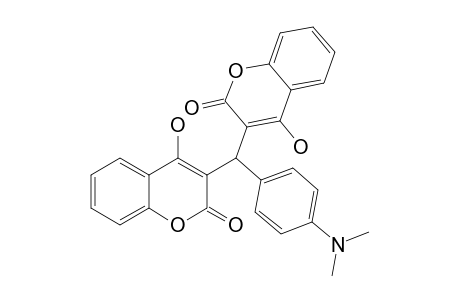 3,3''-(4'-DIMETHYLAMINO-BENZYLIDENE)-BIS-(4-HYDROXY-COUMARIN)