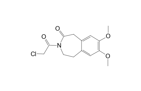 3-CHLOROACETYL-7,8-DIMETHOXY-4,5-DIHYDRO-1H-BENZAZEPIN-2(3H)-ONE