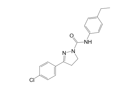 3-(p-chlorophenyl)-4'-ethyl-2-pyrazoline-1-carboxanilide