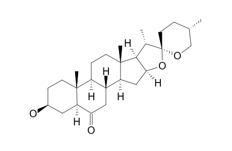 (25R)-3-BETA-HYDROXY-5-ALPHA-SPIROSTAN-6-ONE