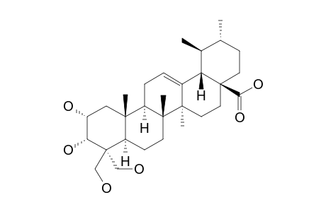 2-ALPHA,3-ALPHA,23,24-TETRAHYDROXY-URS-12-EN-28-OIC_ACID