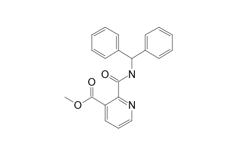 2-[[(1,1-DIPHENYLMETHYL)-AMINO]-CARBONYL]-3-PYRIDINE-CARBOXYLIC-ACID-METHYLESTER