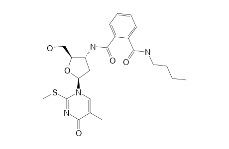 1-[3-[2-(BUTYLAMINOCARBONYL)-BENZAMIDO]-2,3-DIDEOXY-BETA-D-ERYTHRO-PENTOFURANOSYL]-5-METHYL-2-METHYLTHIOPYRIMIDIN-4(1H)-ONE