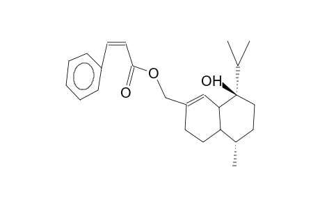 4-MUUROLEN-7,15-DIOL-15-cis-CINNAMATE ESTER ; PERNETYL CINNAMATE (cis)