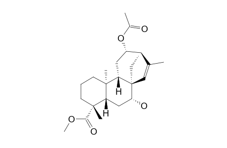 Methyl ent-12.beta.-acetoxy-7.beta.-hydroxykaur-15-en-19-oate