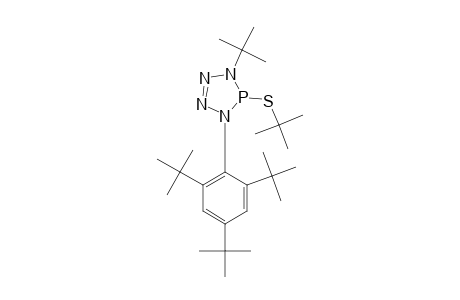 4-TERT.-BUTYL-5-(TERT.-BUTYLTHIO)-4,5-DIHYDRO-1-(2,4,6-TRI-TERT.-BUTYLPHENYL)-1H-TETRAZAPHOSPHOL