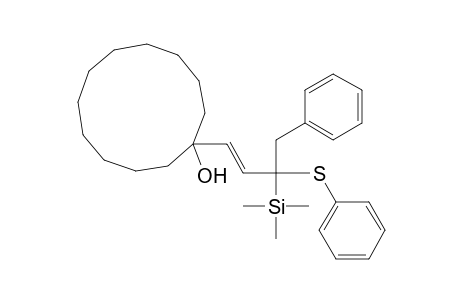 (E)-1-[4-phenyl-3-(phenylthio)-3-(trimethylsilyl)-1-butenyl]cyclododecanol