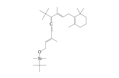 (2E,7E)-6-TERT.-BUTYL-3,7-DIMETHYL-9-(2,6,6-TRIMETHYLCYCLOHEX-1-EN-1-YL)-NONA-2,4,5,7-TETRAEN-1-YL-TERT.-BUTYLDIMETHYLSILYLETHER