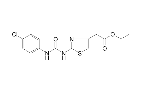 4-Thiazoleacetic acid, 2-[[[(4-chlorophenyl)amino]carbonyl]amino]-, ethyl ester