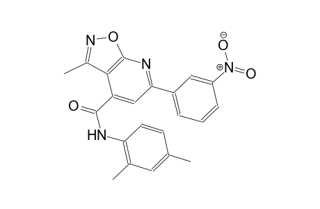 isoxazolo[5,4-b]pyridine-4-carboxamide, N-(2,4-dimethylphenyl)-3-methyl-6-(3-nitrophenyl)-