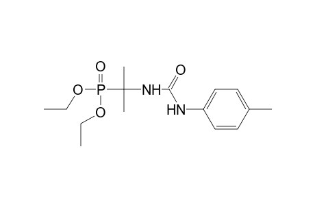 Diethyl (2-{[(4-methylphenyl)carbamoyl]amino}propan-2-yl)phosphonate