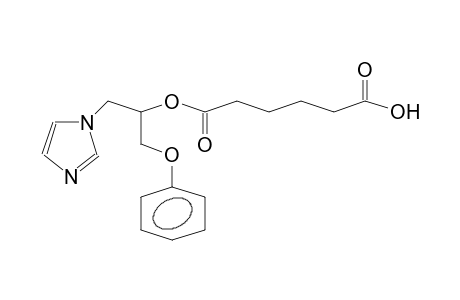 HEXANEDIOIC ACID, MONO[1-(1H-IMIDAZOL-1-YL-METHYL)-2-PHENOXYETHYL]ESTER